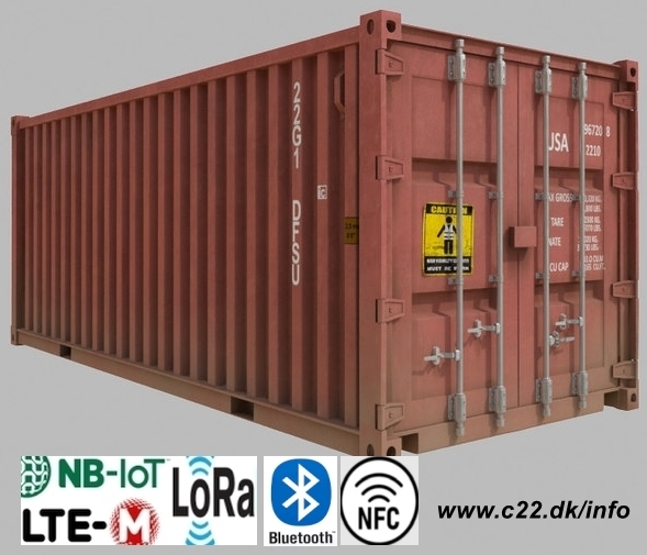 Container sporing & LTE Tracking elektronik udvikling Container wireless Tracking Fldestyring LTE-M LORA Fleet Management Produkt Udvikling..Flde styrin produktudvikling  og produktion..