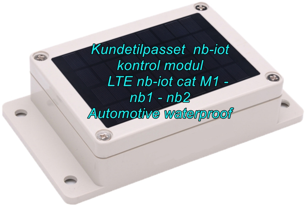 automotive waterproof  nb-iot modul elektronikudvikling iotsolutions bluetoothgateway